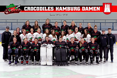 Crocodiles Hamburg Damen Team - 2025/2026 - Foto: HB-Fotografie, H. Beck